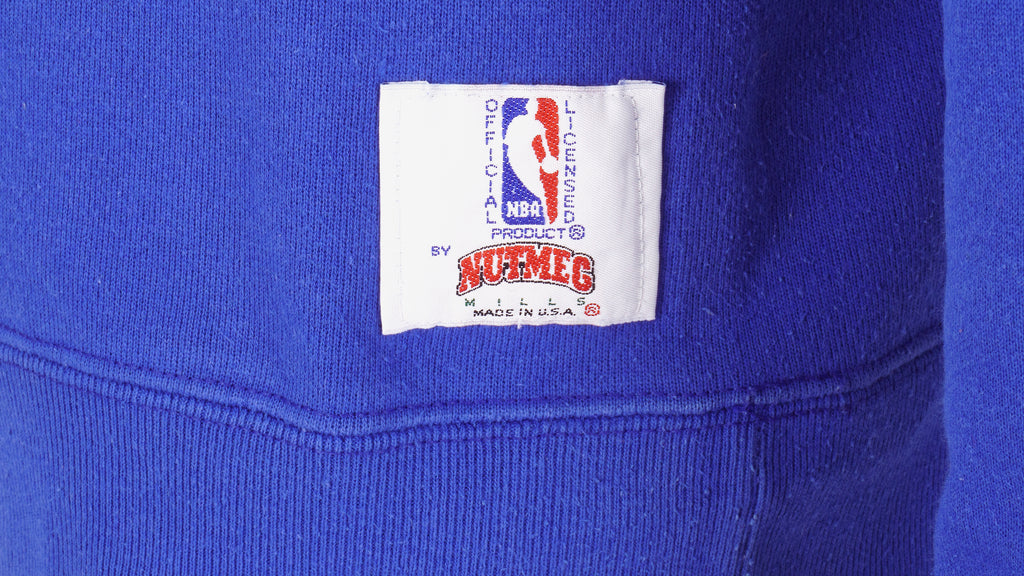 NBA (Nutmeg) - Golden State Warriors Crew Neck Sweatshirt 1960s Large Vintage Retro Basketball