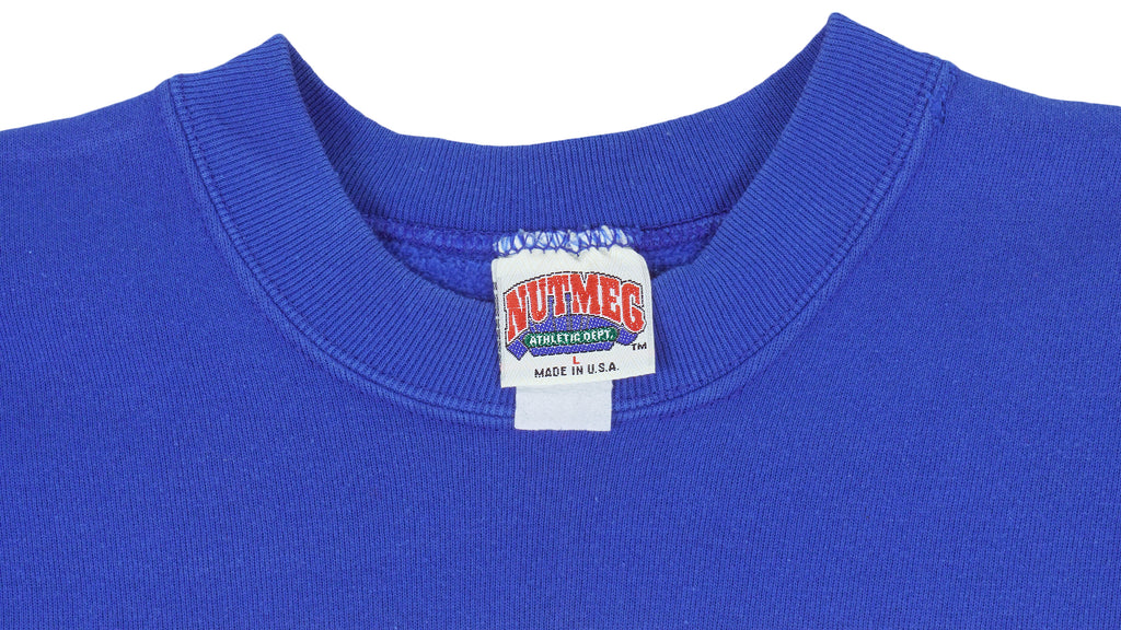 NBA (Nutmeg) - Golden State Warriors Crew Neck Sweatshirt 1960s Large Vintage Retro Basketball