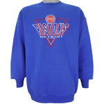 NBA (Logo 7) - Detroit Pistons Embroidered Sweatshirt 1990s X-Large