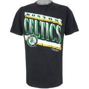 Starter - Boston Celtics Spell-Out T-Shirt 1990 Large Vintage Retro Basketball