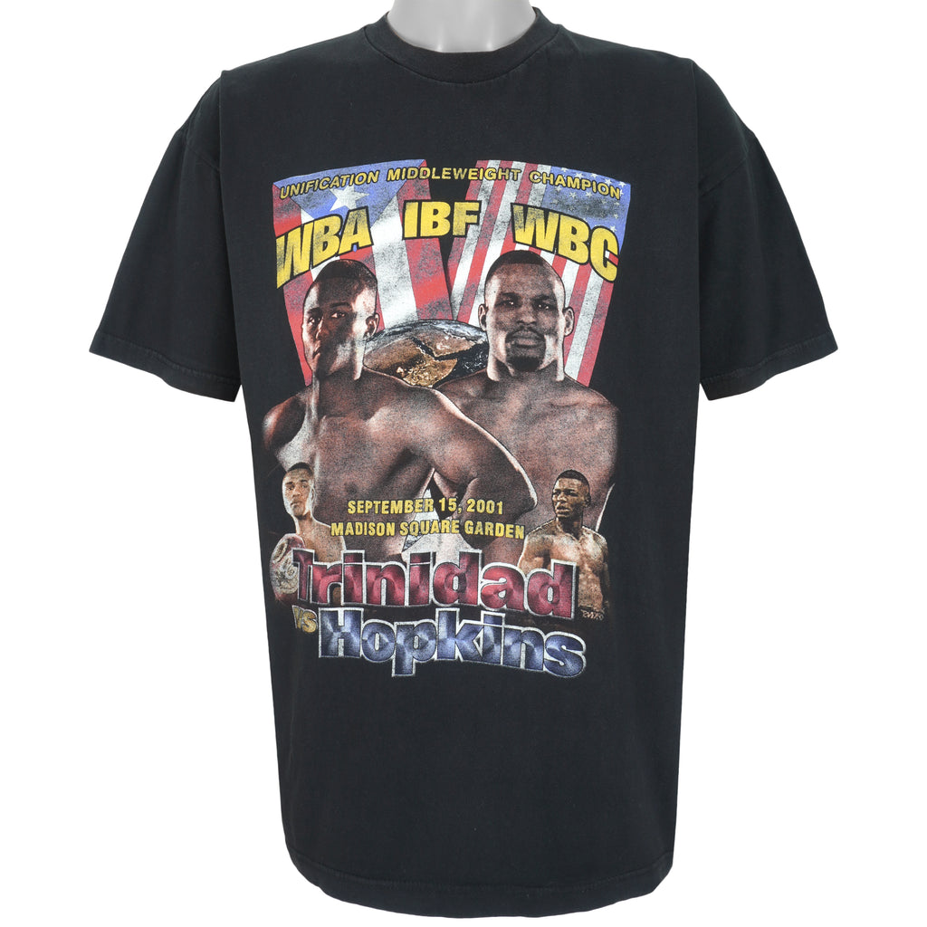 Vintage (Champ) - Trinidad VS Hopkins WBA/IBF/WBC T-Shirt 2001 X-Large Vintage Retro