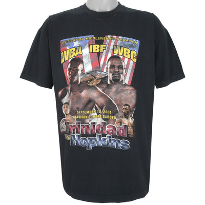 Vintage (Champ) - Trinidad VS Hopkins WBA/IBF/WBC Champion T-Shirt 2001 X-Large