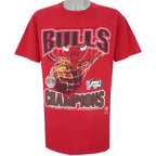 NBA (Lee) - Chicago Bulls, Champions T-Shirt 1997 Large Vintage Retro Basketball
