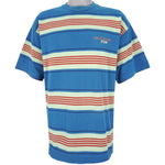 Nike - Swoosh Tricolor Stripes T-Shirt 1990s X-Large