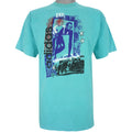 Adidas - Green Running T-Shirt 1990s Large Vintage Retro