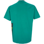Adidas - Green Graphic T-Shirt 1990s Large Vintage Retro