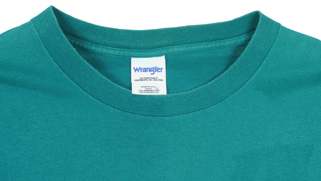 Wrangler - Green Power X Two T-Shirt 1990s X-Large Vintage Retro