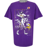 NFL (Tultex) - Vikings, The Moss Toss T-Shirt 1998 X-Large Vintage Retro Football