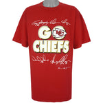 NFL - Kansas City Go Chiefs, Players Autographed T-Shirt 1999 XX-Large