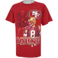 NFL (Lee) - San Francisco 49ers, Steve Young #3 T-Shirt 1990s Medium Vintage Retro Football
