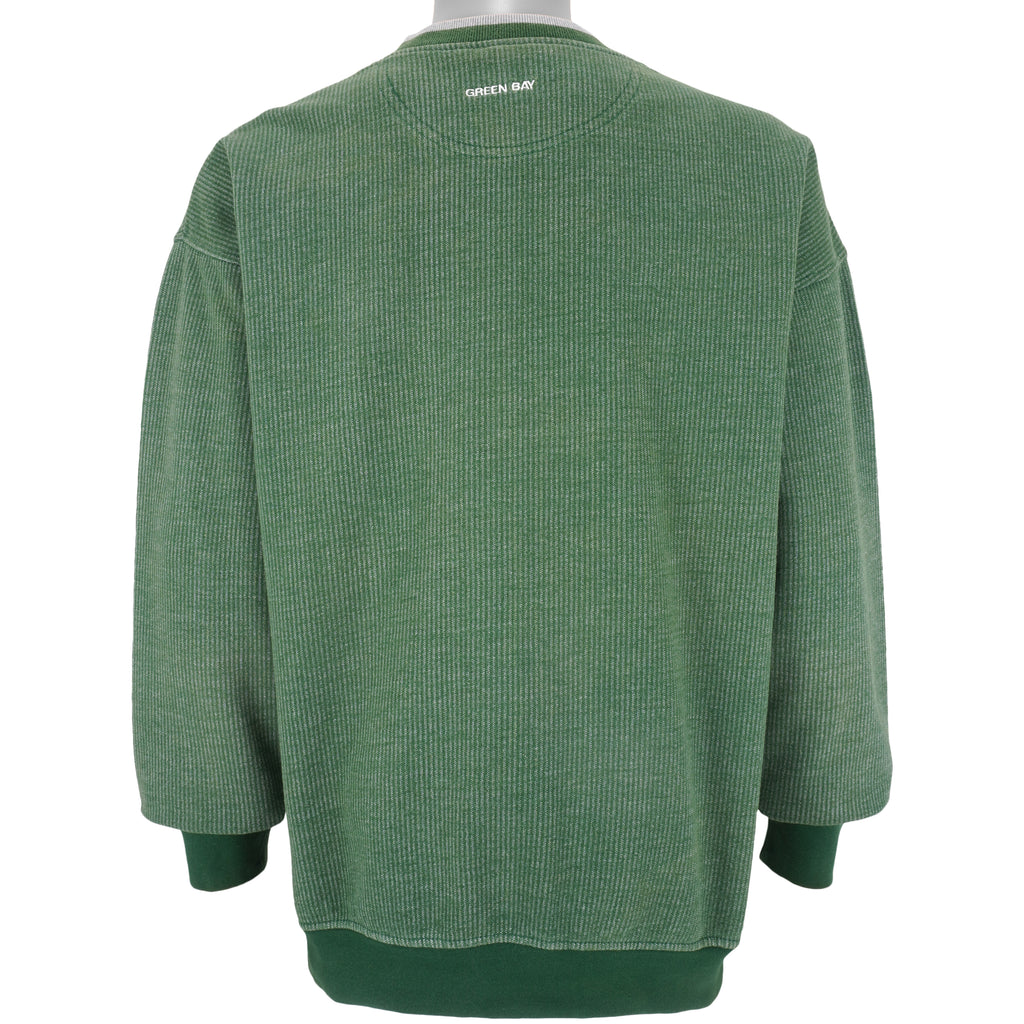 Starter - Green Bay Packers Crew Neck Sweatshirt 1990s Large Vintage Retro Football