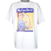 Vintage (Tultex) - Rosie The Riveter, We Can Do It T-Shirt 1990s XX-Large Vintage Retro