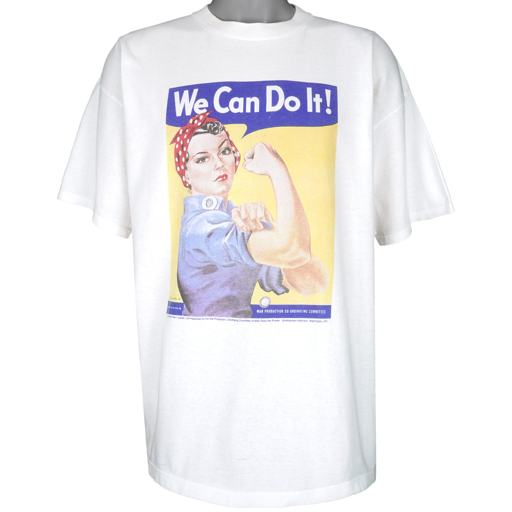 Vintage (Tultex) - Rosie The Riveter, We Can Do It T-Shirt 1990s XX-Large Vintage Retro