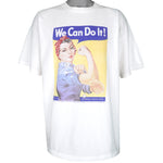 Vintage (Tultex) - Rosie The Riveter, We Can Do It T-Shirt 1990s XX-Large Vintage Retro