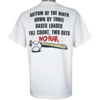 Vintage (No Fear) - Baseball Bottom Of The Ninth Deadstock T-Shirt 1990s X-Large Vintage Retro