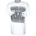 NFL (Oneita) - Oakland Raiders Big Logo T-Shirt 1996 X-Large Vintage Retro Football