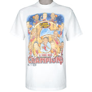 NBA (Pro Player) - Chicago Bulls, 6 Time Champions T-Shirt 1998 Medium Vintage Retro Basketball