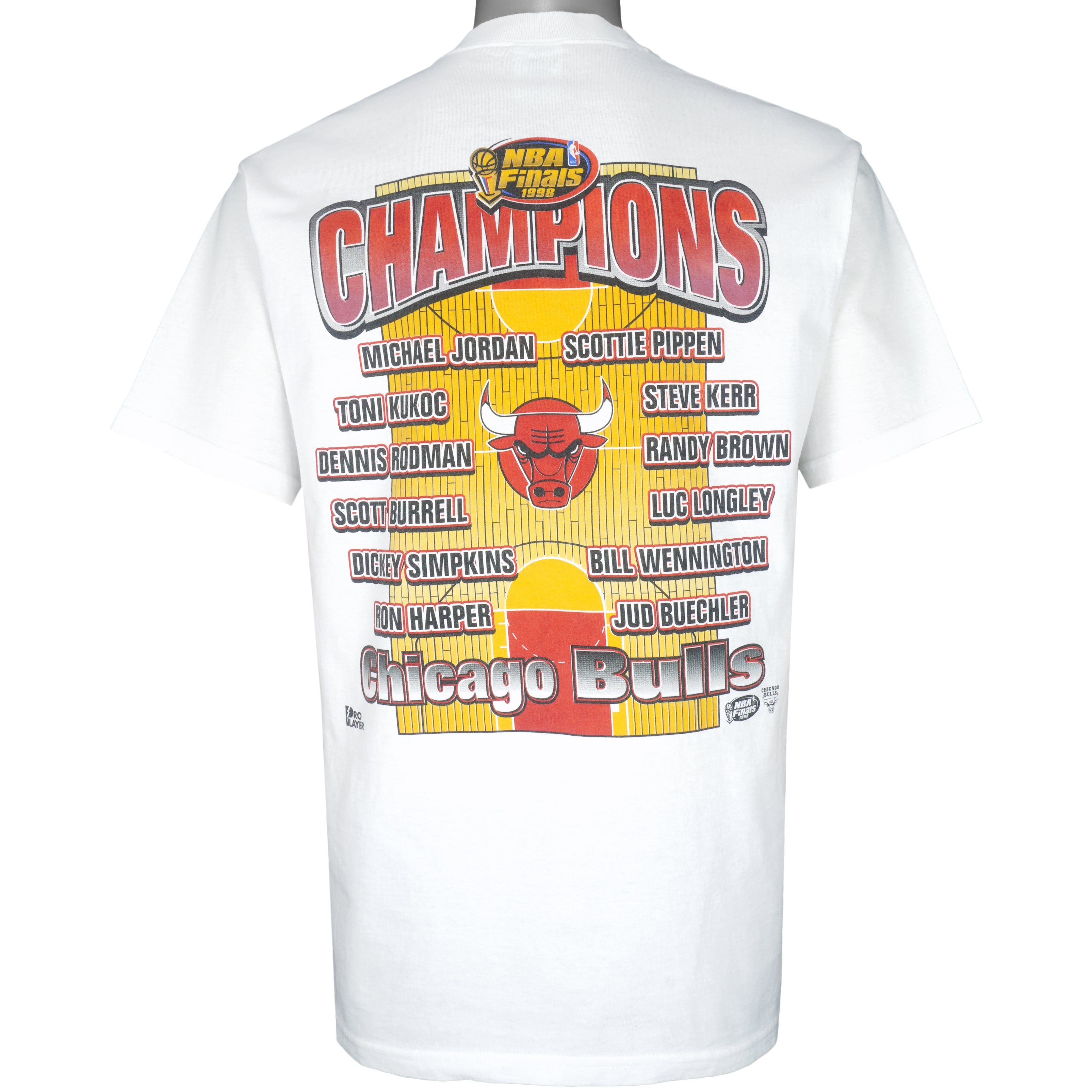 Chicago Bulls Champions Caricature Shirt - High-Quality Printed Brand