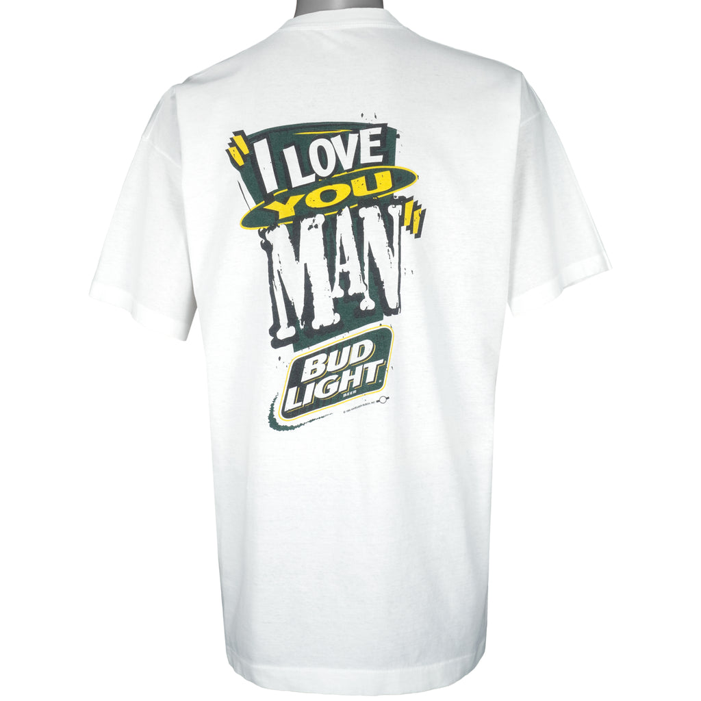 NFL (Screen Stars) - Green Bay Packers X Budweiser T-Shirt 1996 X-Large Vintage Retro Football