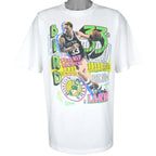 NBA (Salem) - Celtics, Larry Bird 3 Time MVP Spell-Out T-Shirt 1990s X-Large Vintage Retro Basketball