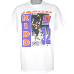 NBA (Hanes) - Phoenix Suns, Jason Kidd No.32 Spell-Out T-Shirt 1990s Large