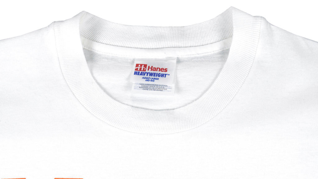 NBA (Hanes) - Phoenix Suns, Jason Kidd No.32 Spell-Out T-Shirt 1990s Large Vintage Retro Basketball