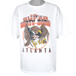 NFL (Q-Tees) - Atlanta Falcons, Super Dirty Bird T-Shirt 1990s X-Large Vintage Retro Football