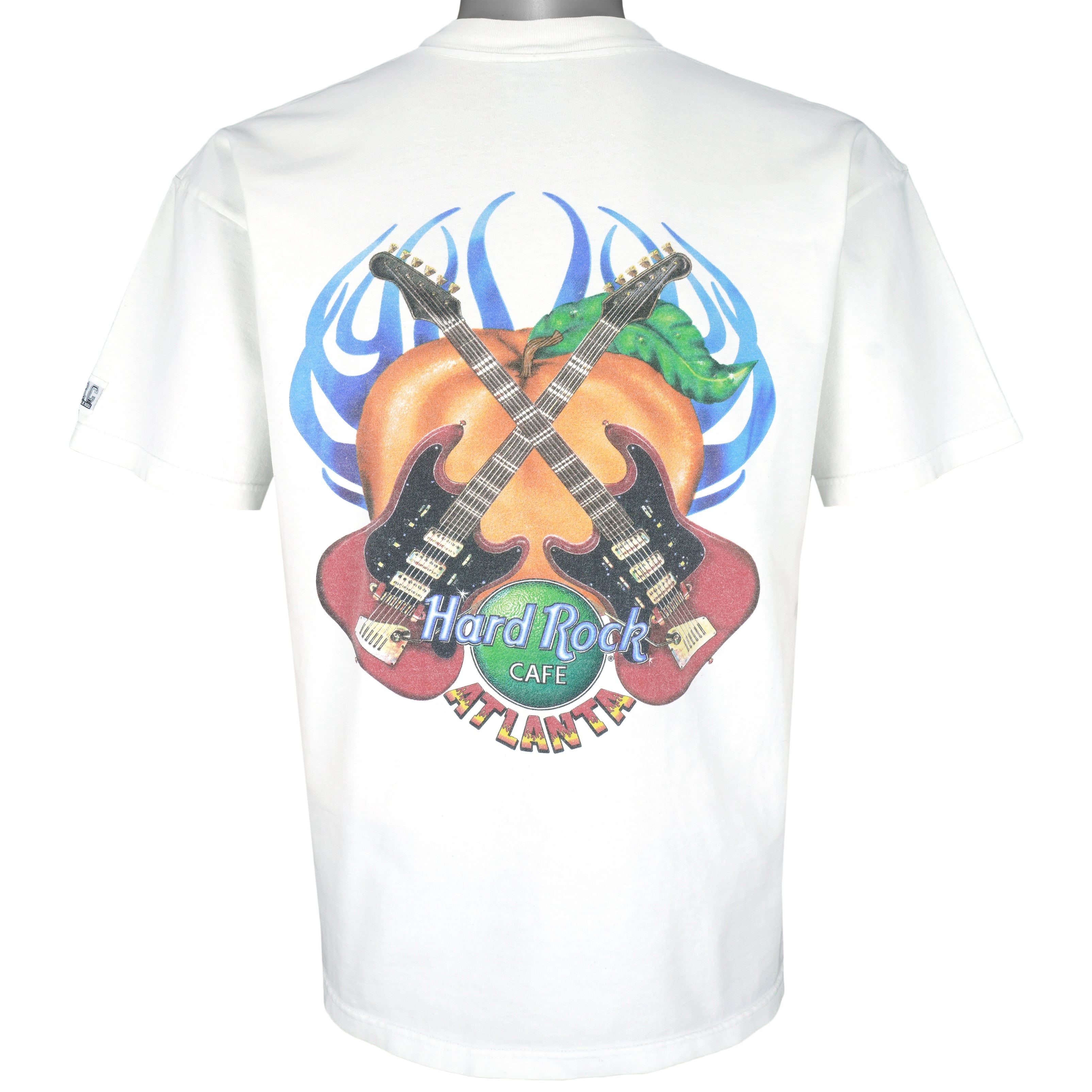 Vintage - Hard Rock Cafe - Atlanta T-Shirt 1990s Large Vintage Retro
