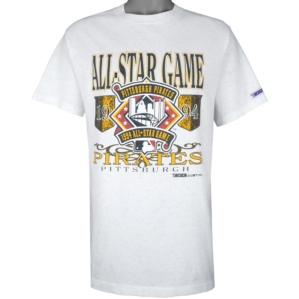 MLB (Trench) - Pittsburgh Pirates All Star Game T-Shirt 1994 Large Vintage Retro Baseball