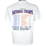NCAA (Power Pro) - Florida Gators National Champion T-Shirt 1996 Large Vintage Retro College