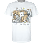 Vintage (Anvil) - Alaska, National Park T-Shirt 1990s Medium Vintage Retro