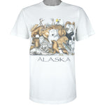 Vintage (Anvil) - Alaska, National Park T-Shirt 1990s Medium Vintage Retro