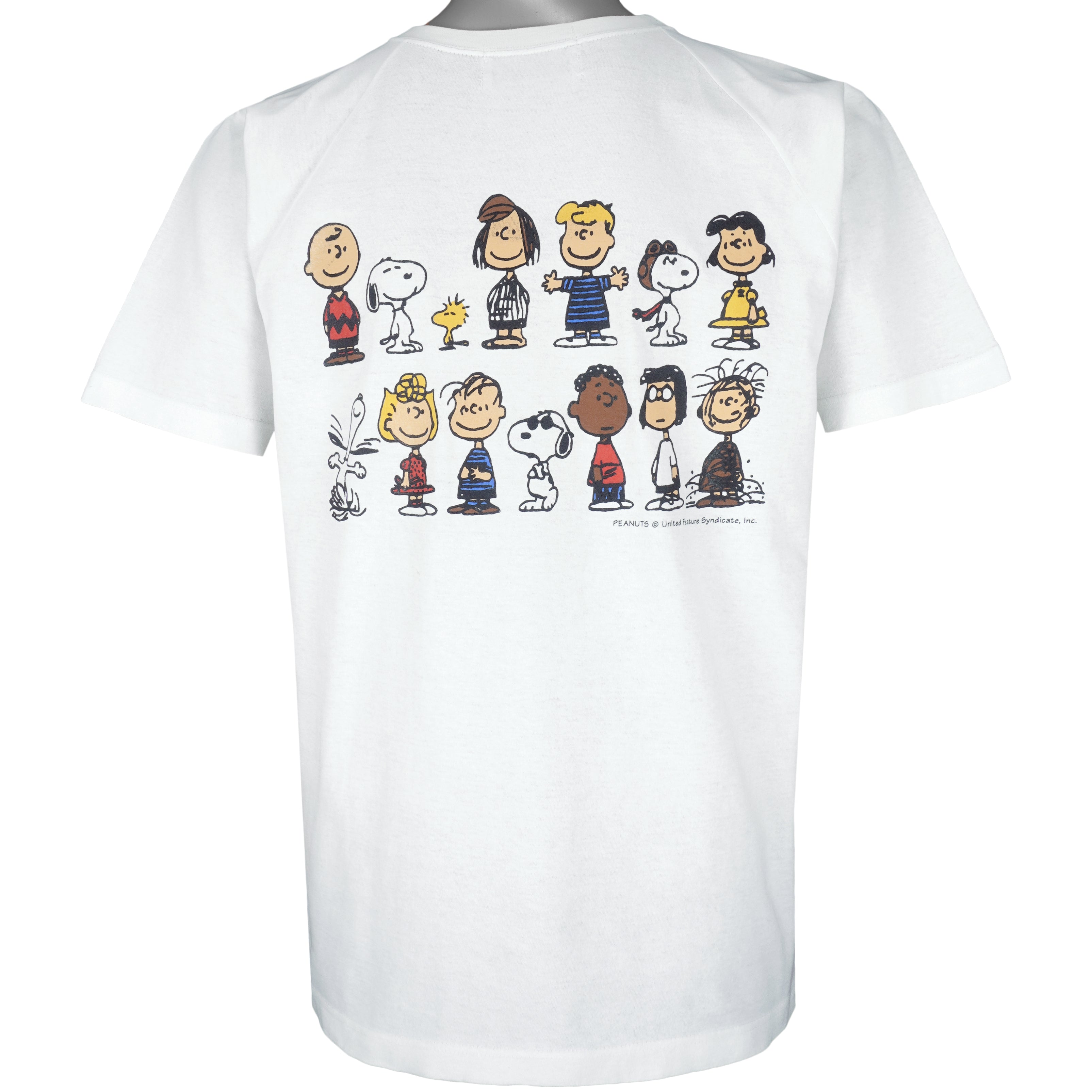 Vintage - Peanuts Snoopy Woodstock Cartoon Characters T-Shirt 1990s Large Vintage Retro