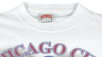 MLB (Nutmeg) - Chicago Cubs Big Spell-Out T-Shirt 1994 Large Vintage Retro Baseball