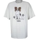 Vintage (Hanes) - Papillon Dog T-Shirt 1990s XX-Large