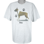 Vintage (Jerzees) - Boxer Dog T-Shirt 1990s X-Large