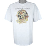 Vintage (Cal Cru) - Golden Retriever T-Shirt 1990 X-Large Vintage Retro