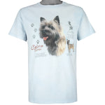 Vintage (Anvil) - Cairn Terrier T-Shirt 1990s Medium Vintage Retro