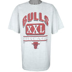 NBA (Salem) - Grey Chicago Bulls, XXL T-Shirt 1990s X-Large Vintage Retro Basketball