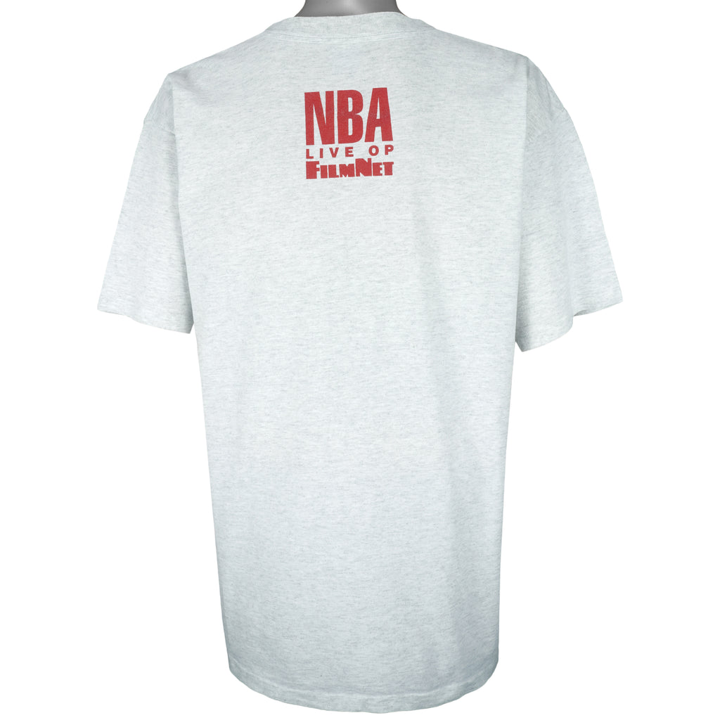 NBA (Salem) - Grey Chicago Bulls, XXL T-Shirt 1990s X-Large Vintage Retro Basketball