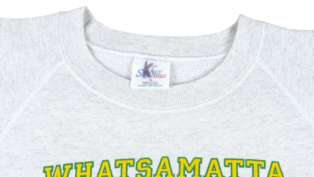 Vintage - Whatsamatta U. Big Spell-Out Sweatshirt 1990s X-Large Vintage Retro