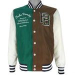 FUBU - Varsity Big Logo & Spell-Out Jacket 1990s Medium Vintage Retro