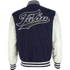 FUBU - Varsity Big Logo & Spell-Out Jacket 1990s Medium Vintage Retro