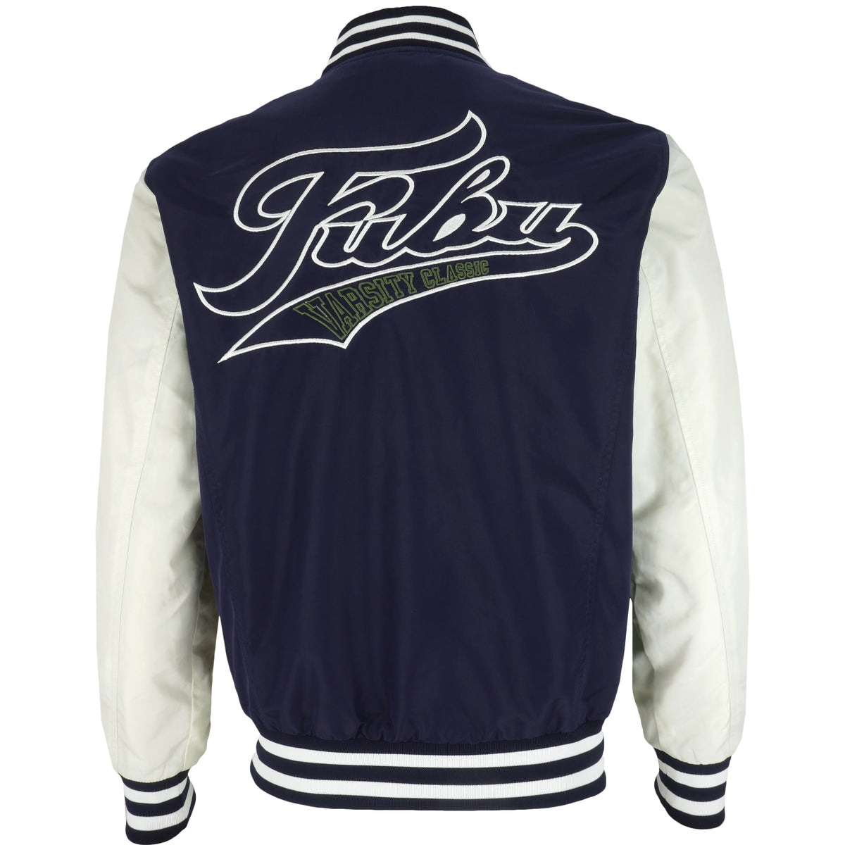 FUBU - Varsity Big Logo & Spell-Out Jacket 1990s Medium Vintage Retro