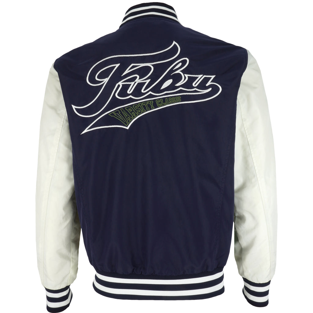 FUBU - Varsity Big Logo & Spell-Out Jacket 1990s Medium Vintage Retro