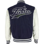 FUBU - Varsity Big Logo & Spell-Out Jacket 1990s Medium Vintage Retro