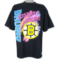 NHL (Athletics Softwear) - Boston Bruins Big Logo T-Shirt 1994 X-Large Vintage Retro Hockey