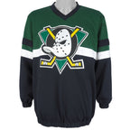 NHL - Anaheim Mighty Ducks Crew Neck Sweatshirt 1990s Large Vintage Retro Hockey