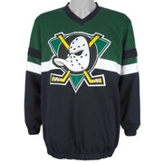 NHL - Anaheim Mighty Ducks Crew Neck Sweatshirt 1990s Large Vintage Retro Hockey