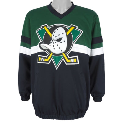 NHL - Anaheim Mighty Ducks Jersey Sweatshirt 1990s Large